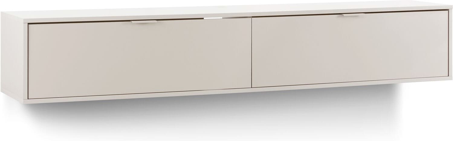 Profijt Meubel Tv-meubel Betera zwevend 210 cm beige Beige|Wit Tv-meubel|Tv-dressoir