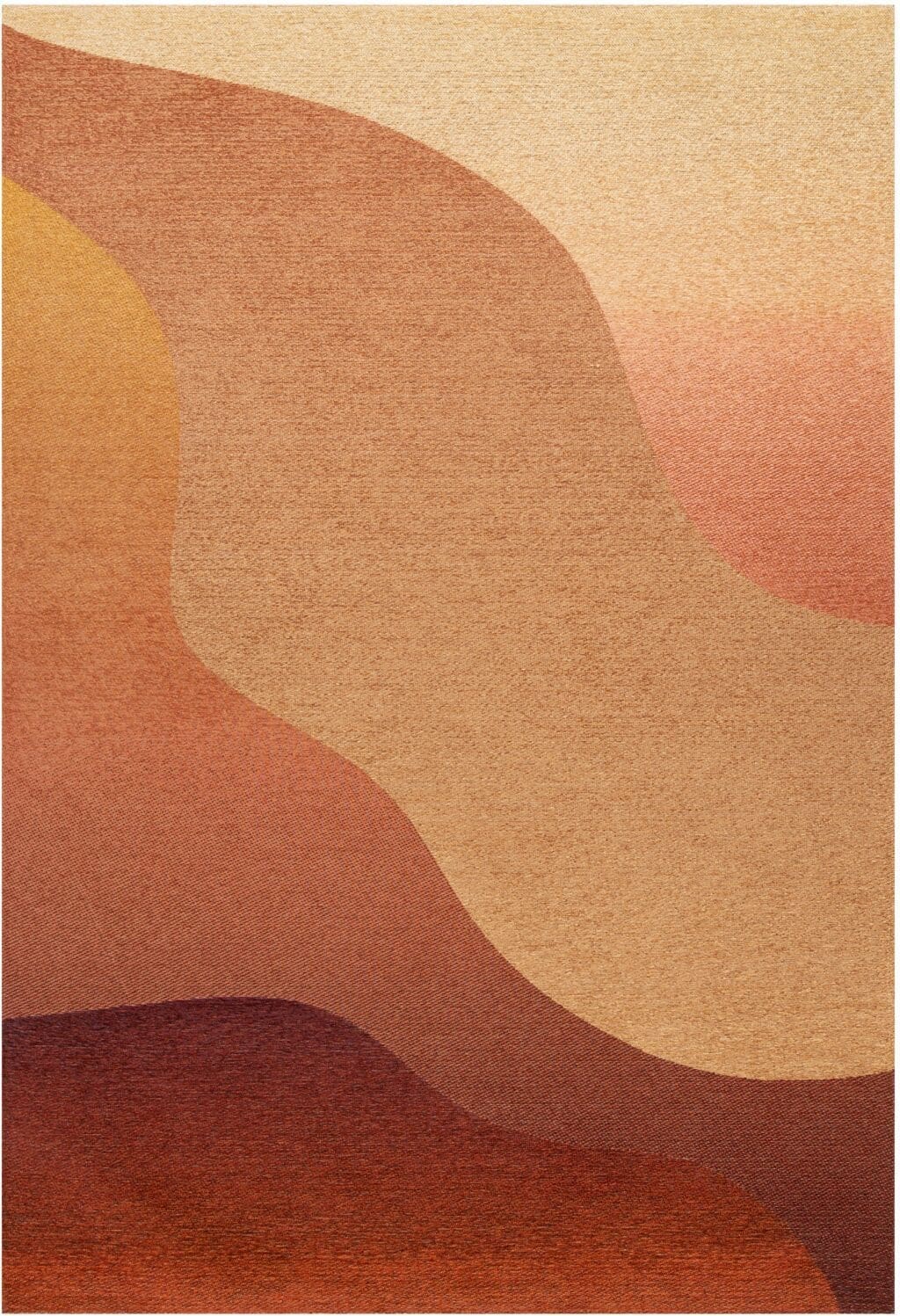 Profijt Meubel Vloerkleed Ensuite 160x230 cm oranje Oranje Vloerkleed