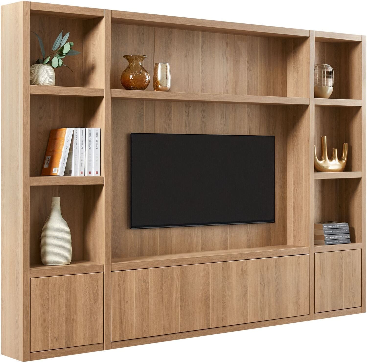 Profijt Meubel Wandmeubel Morsano 168x232x23 cm Bruin Wandkast|Kast
