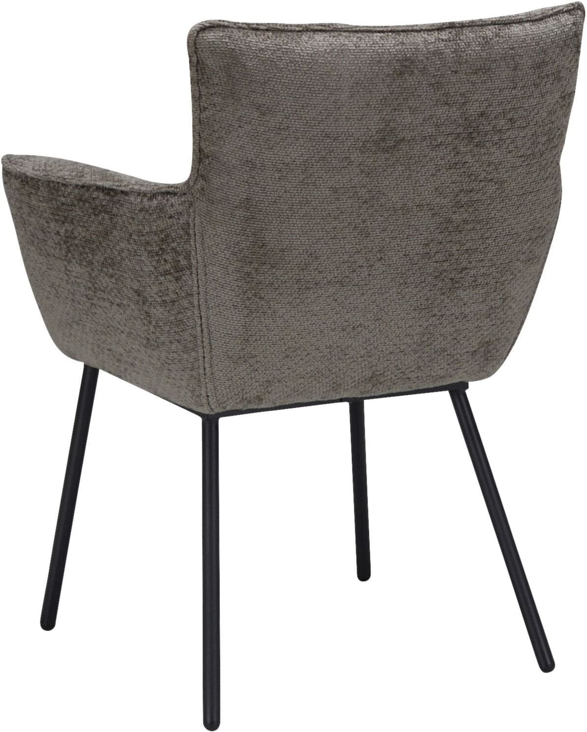 Pronto Wonen Eetkamerstoel Novile taupe Taupe Eetkamerstoel