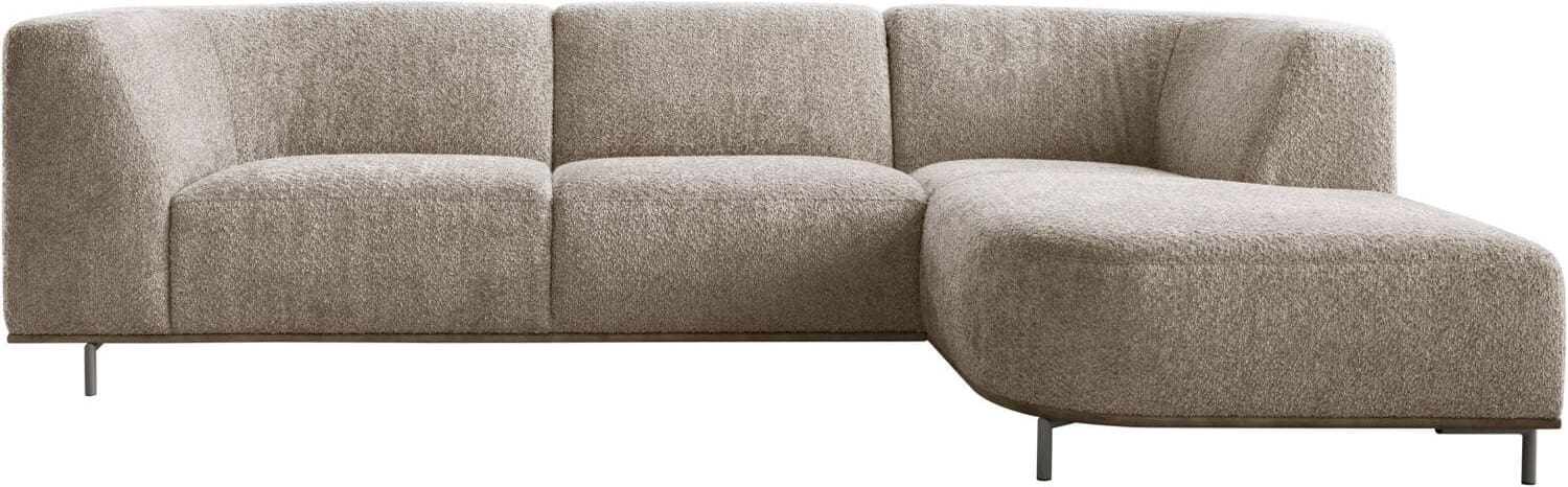 Pronto Wonen Hoekbank rechts Pantini taupe supreme comfort Taupe Bank