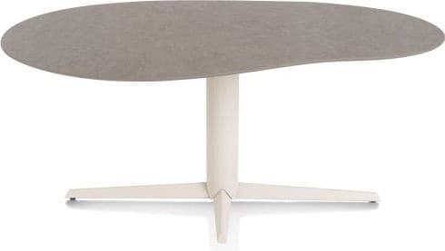 Xooon Saluti EETKAMERTAFEL ORGANISCH 180 X 120 CM. - CENTRALE POOT - CRÈME - lava Bruin|Grijs|Antraciet Eettafel