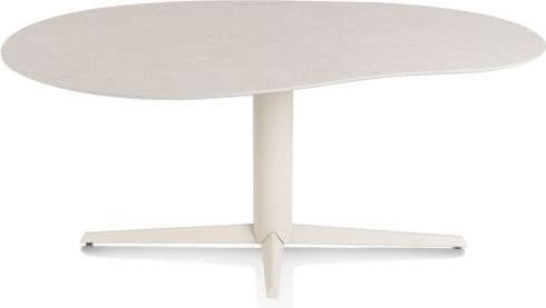 Xooon Saluti EETKAMERTAFEL ORGANISCH 180 X 120 CM. - CENTRALE POOT - CRÈME - light sand Eettafel