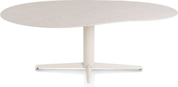 Xooon Saluti EETKAMERTAFEL ORGANISCH 210 X 120 CM. - CENTRALE POOT - CRÈME - light sand Eettafel