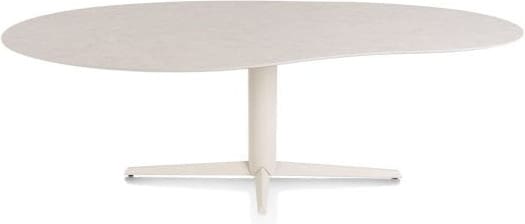 Xooon Saluti EETKAMERTAFEL ORGANISCH 240 X 120 CM. - CENTRALE POOT - CRÈME - light sand Eettafel