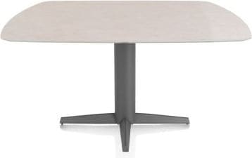 Xooon Saluti EETKAMERTAFEL OVAAL 150 X 105 CM. - CENTRALE POOT - GRAPHIET - light sand Eettafel