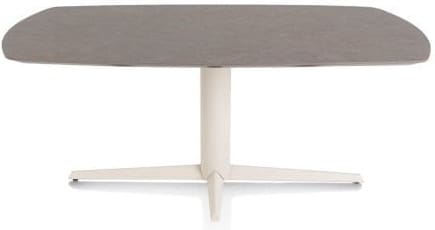 Xooon Saluti EETKAMERTAFEL OVAAL 180 X 105 CM. - CENTRALE POOT - CRÈME - lava Bruin|Grijs|Antraciet Eettafel