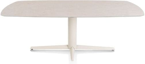 Xooon Saluti EETKAMERTAFEL OVAAL 210 X 105 CM. - CENTRALE POOT - CRÈME - light sand  Eettafel