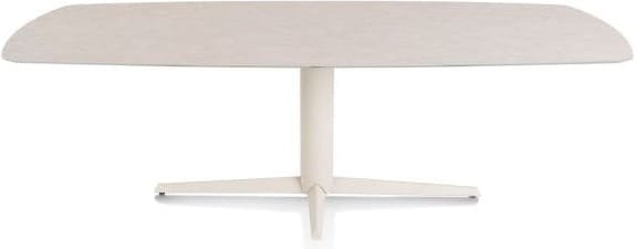 Xooon Saluti EETKAMERTAFEL OVAAL 240 X 110 CM. - CENTRALE POOT - CRÈME - light sand  Eettafel