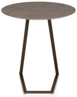Xooon Salutina laptop tafeltje - steelbrown Bruin|Grijs|Antraciet Bijzettafel