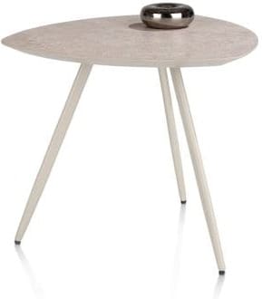 Xooon Salutina salontafel 53 x 53 cm - 3 pootjes - crème Bijzettafel