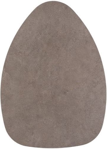 Xooon Salutina slontafel 110 x 80 cm - 3 pootjes - steelbrown Bruin|Grijs|Antraciet Bijzettafel