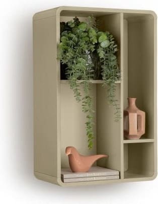 Xooon Trentino Wand-element 85 cm. - mdf gelakt - olijf Groen Woonaccessoire