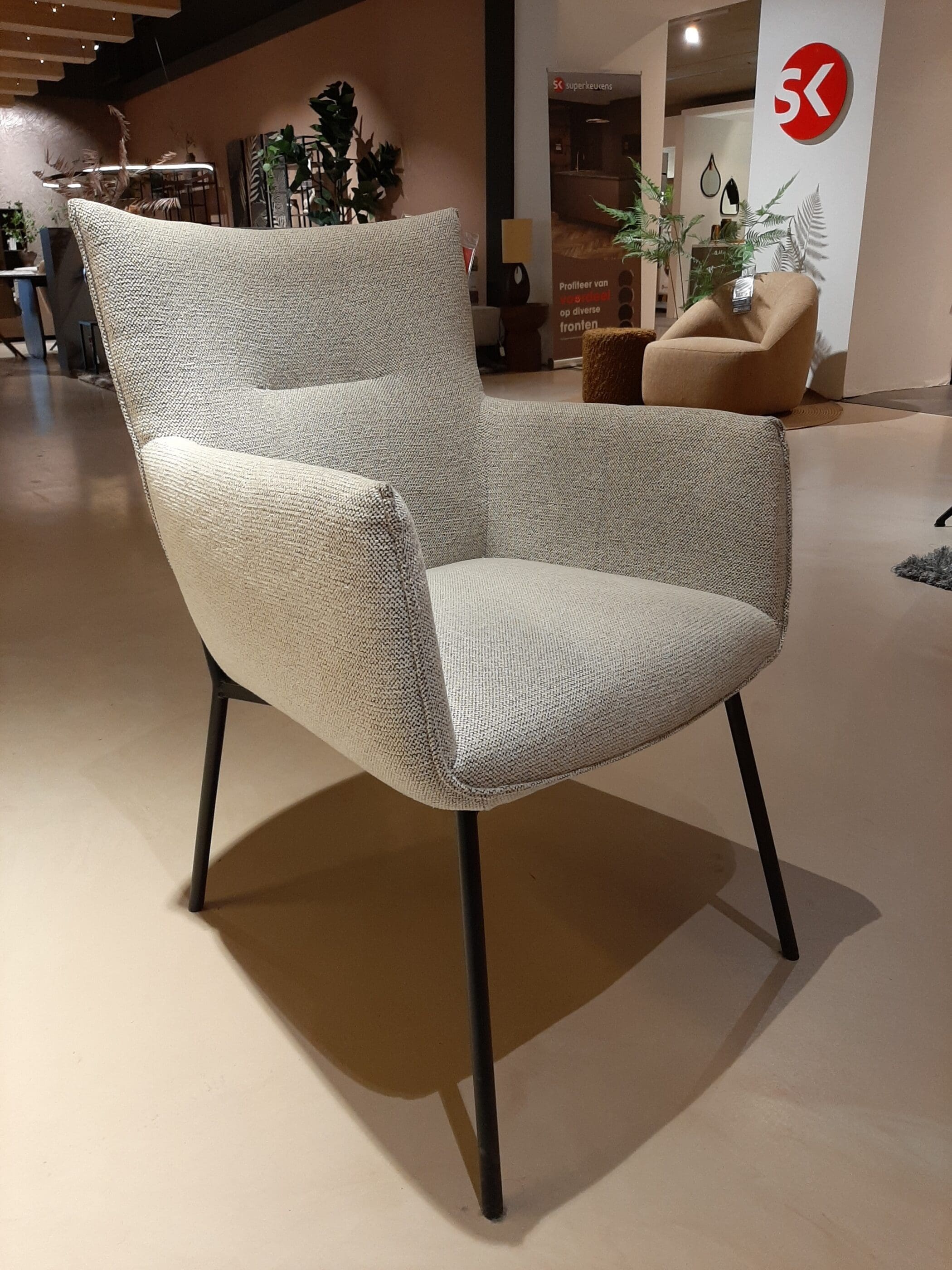 Eetkamerstoelen Dariona (set van 6) **SHOWROOMMODEL** - Afbeelding 2