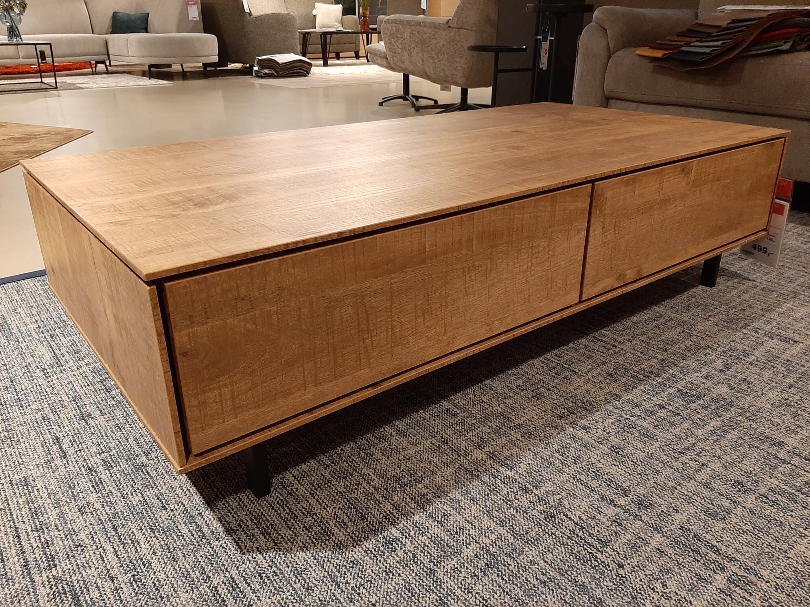 Salontafel Rianta - houtstructuur/metaal **SHOWROOMMODEL** - Afbeelding 2