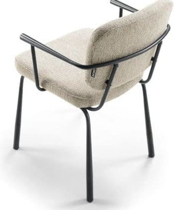 Baenks Whitfield Armstoel beige stof Armstoel