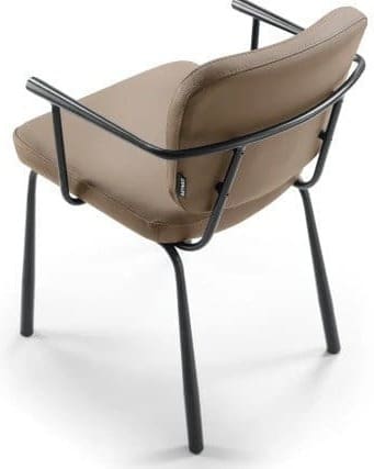 Baenks Whitfield Armstoel leder bruin Armstoel