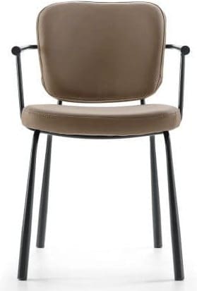 Baenks Whitfield Armstoel leder bruin Armstoel