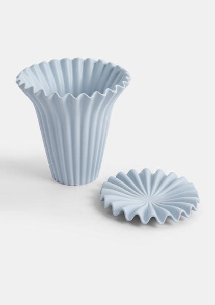 COCO maison ALISHA VAAS H30CM Blauw Vaas
