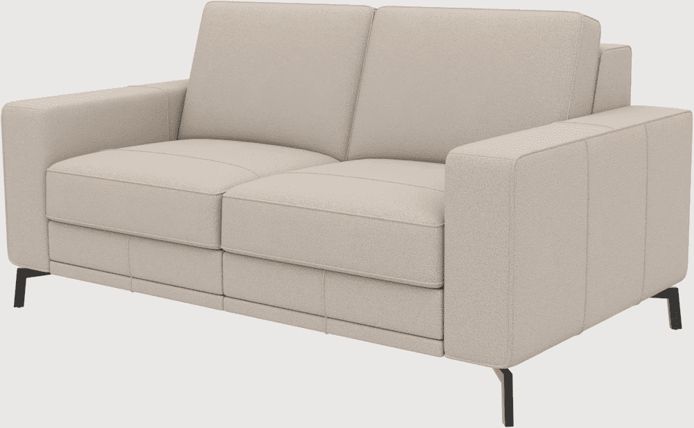 Denver 2-zitsbank - creme - Afbeelding 2