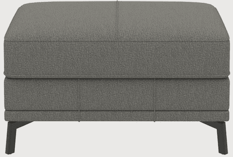 Denver poef/hocker 80x60cm - grijs