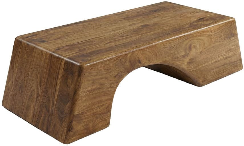 LABEL51 Salontafel Arc - Nature Smooth - Mangohout - 110 cm  Salontafel