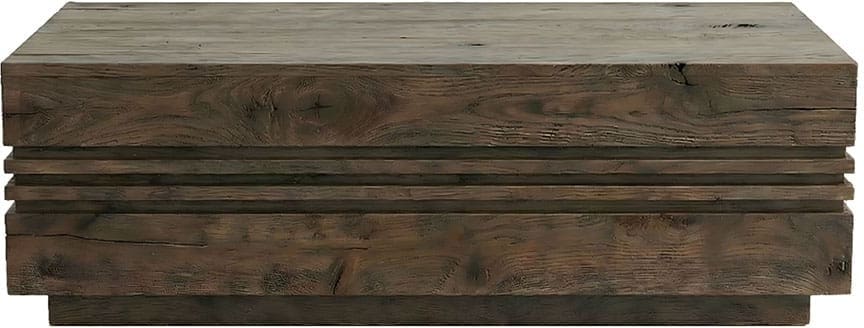 LABEL51 Salontafel Notch - Espresso - Mangohout - 110 cm Bruin Salontafel