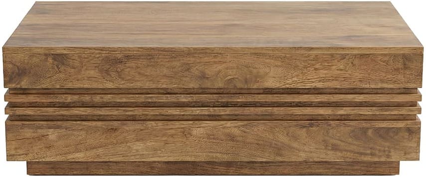 LABEL51 Salontafel Notch - Nature Smooth - Mangohout - 110 cm Salontafel