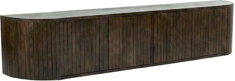 LABEL51 Tv-meubel Miya - Espresso - Mangohout - 190 cm Bruin Tv-meubel|Tv-dressoir