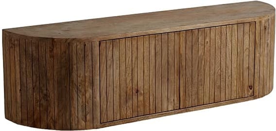 LABEL51 Tv-meubel Miya - Nature Smooth - Mangohout - 140 cm Tv-meubel|Tv-dressoir