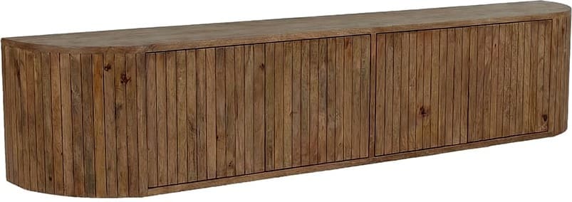 LABEL51 Tv-meubel Miya - Nature Smooth - Mangohout - 190 cm  Tv-meubel|Tv-dressoir