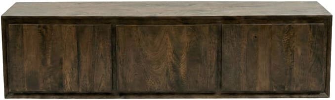 LABEL51 Tv-meubel Nori - Espresso - Mangohout - 160 cm Bruin Tv-meubel|Tv-dressoir