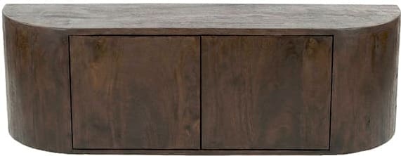 LABEL51 Tv-meubel Saya - Espresso - Mangohout - 140 cm Bruin Tv-meubel|Tv-dressoir