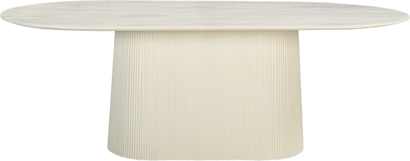 Livingfurn Eettafel Patrice 200cm Bruin|Naturel Eettafel