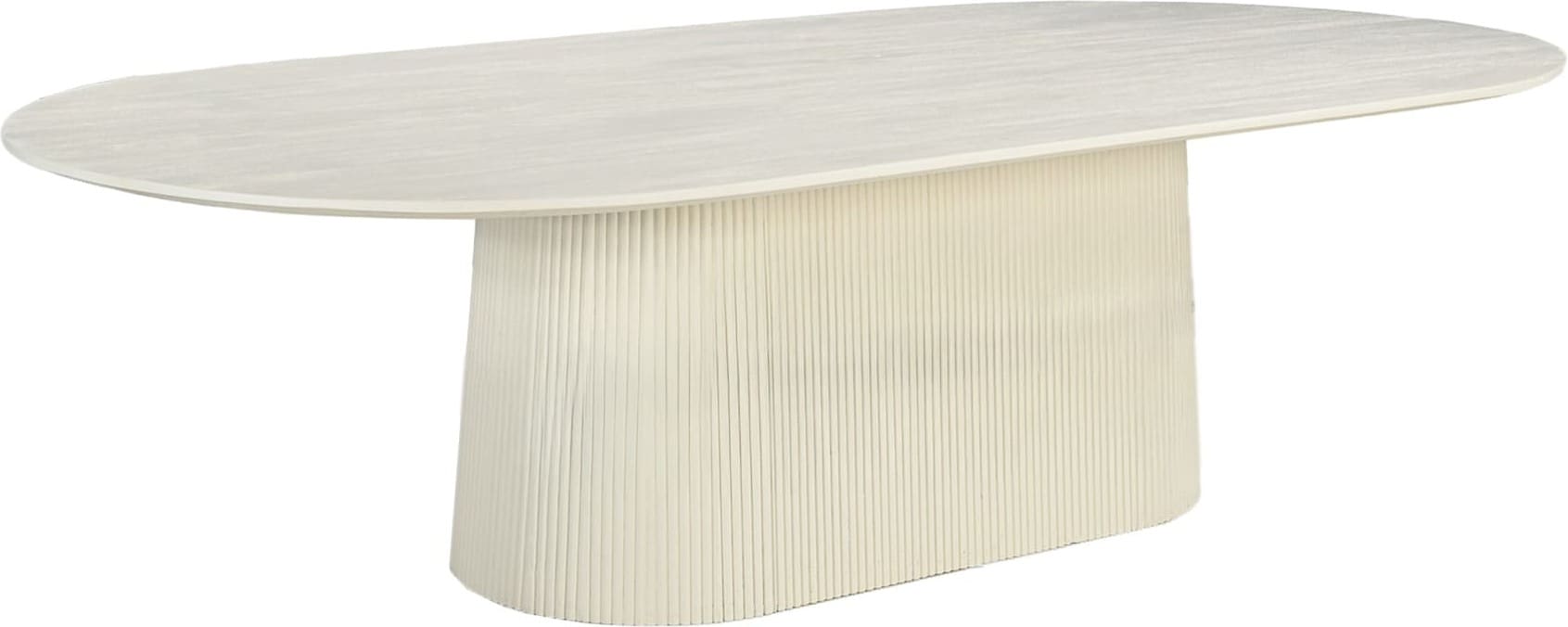 Livingfurn Eettafel Patrice 300cm Bruin|Naturel Eettafel