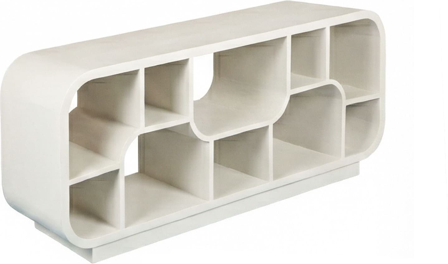 Livingfurn Tv-dressoir Brix Morgan Off White Wit Tv-meubel|Tv-dressoir