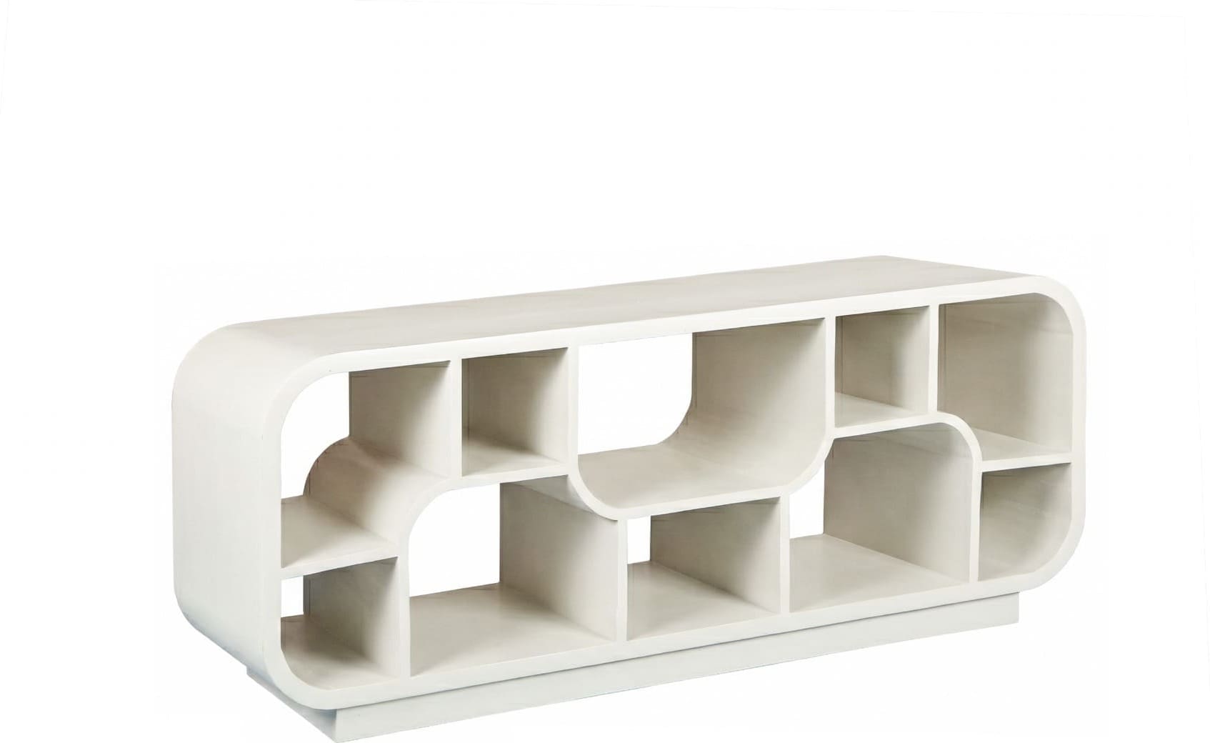 Livingfurn Tv-dressoir Brix Morgan Off White Wit Tv-meubel|Tv-dressoir
