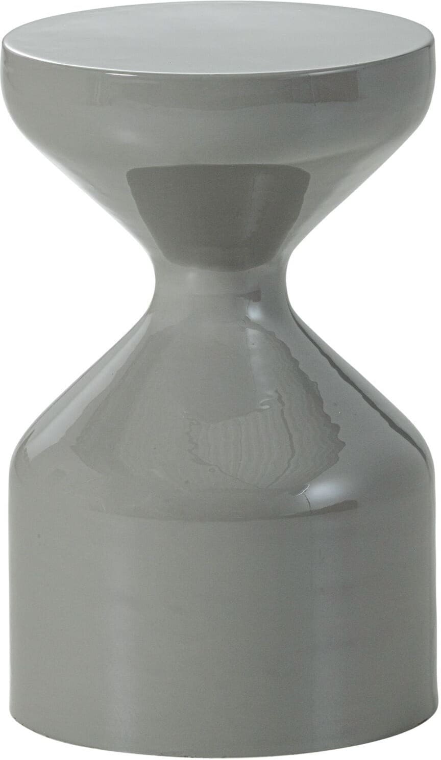 Profijt Meubel Bijzettafel Cinisi lichtgrijs 30 cm rond Grijs Bijzettafel
