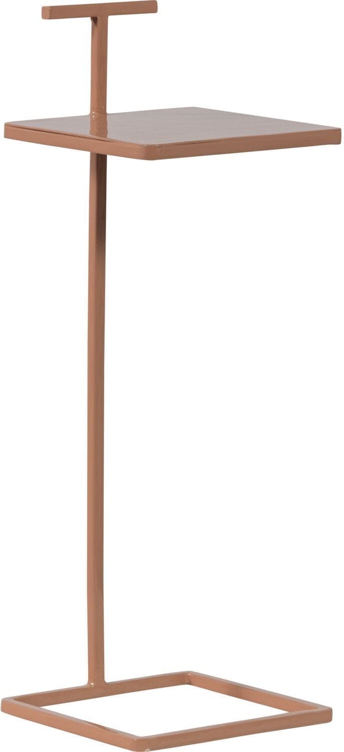 Profijt Meubel Bijzettafel Drenia roze 22 cm vierkant Roze Bijzettafel