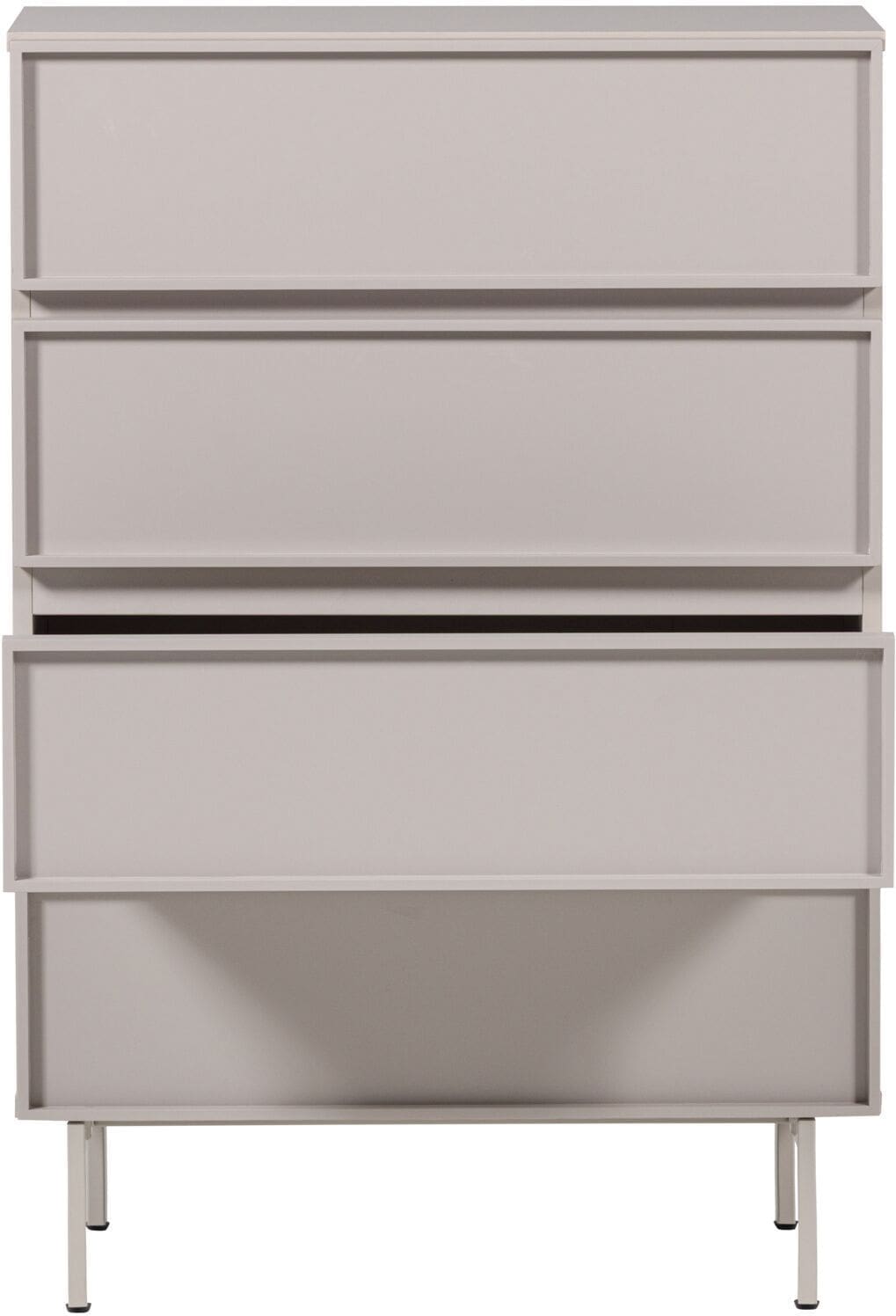 Profijt Meubel Ladekast Wood Tours 70 cm grijs Grijs