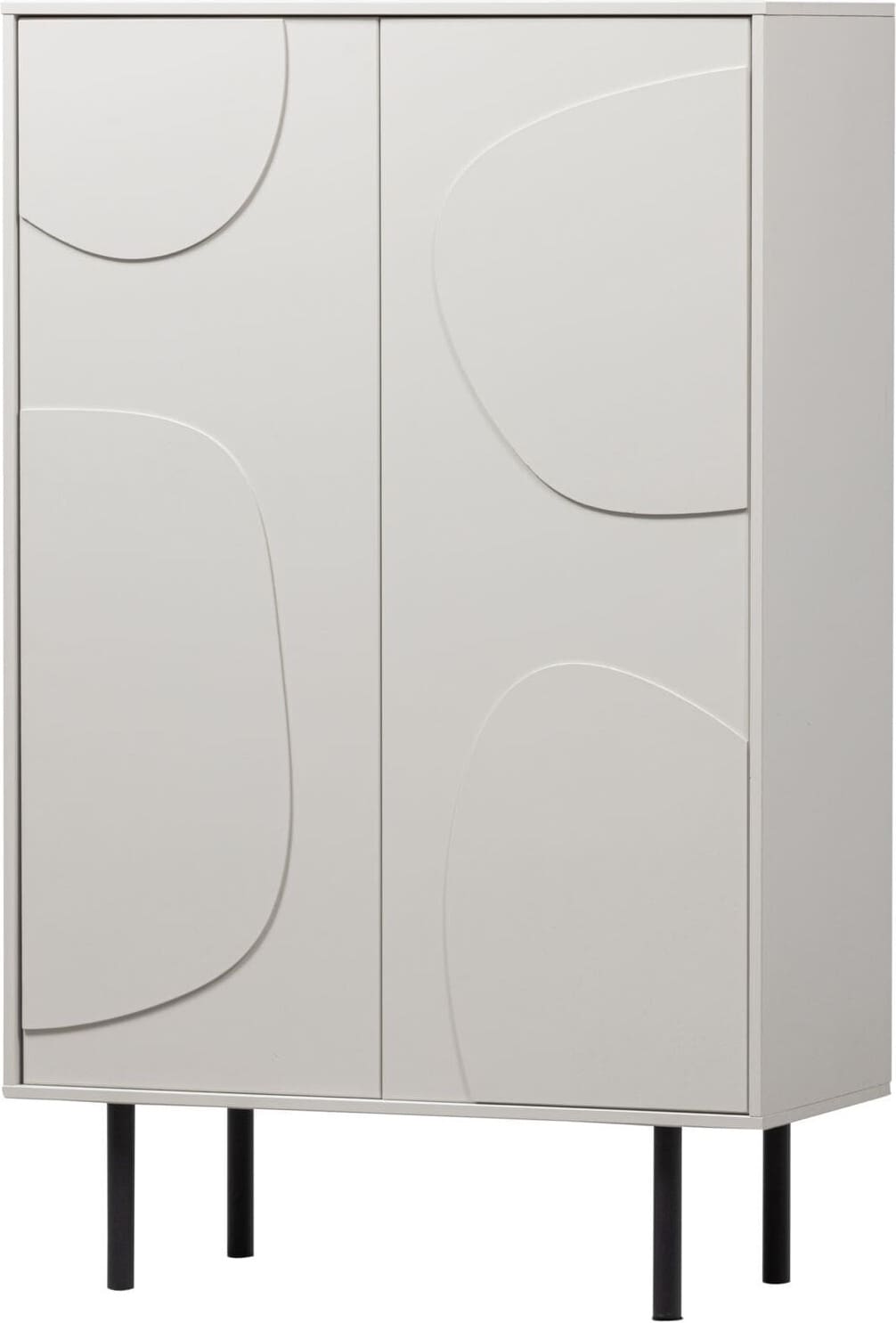 Profijt Meubel Opbergkast Woood Cadiz 135x85x40 cm wit Wit Kast|Bergkast