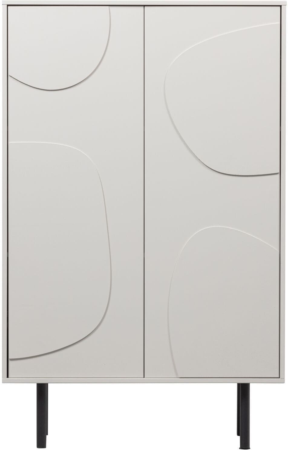 Profijt Meubel Opbergkast Woood Cadiz 135x85x40 cm wit Wit Kast|Bergkast