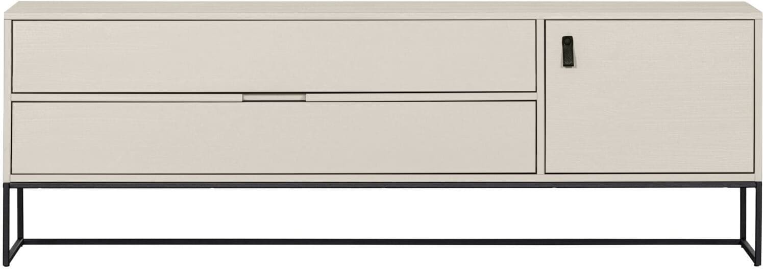 Profijt Meubel Tv-meubel Woood Silas 180 cm beige Beige|Wit Tv-meubel|Tv-dressoir