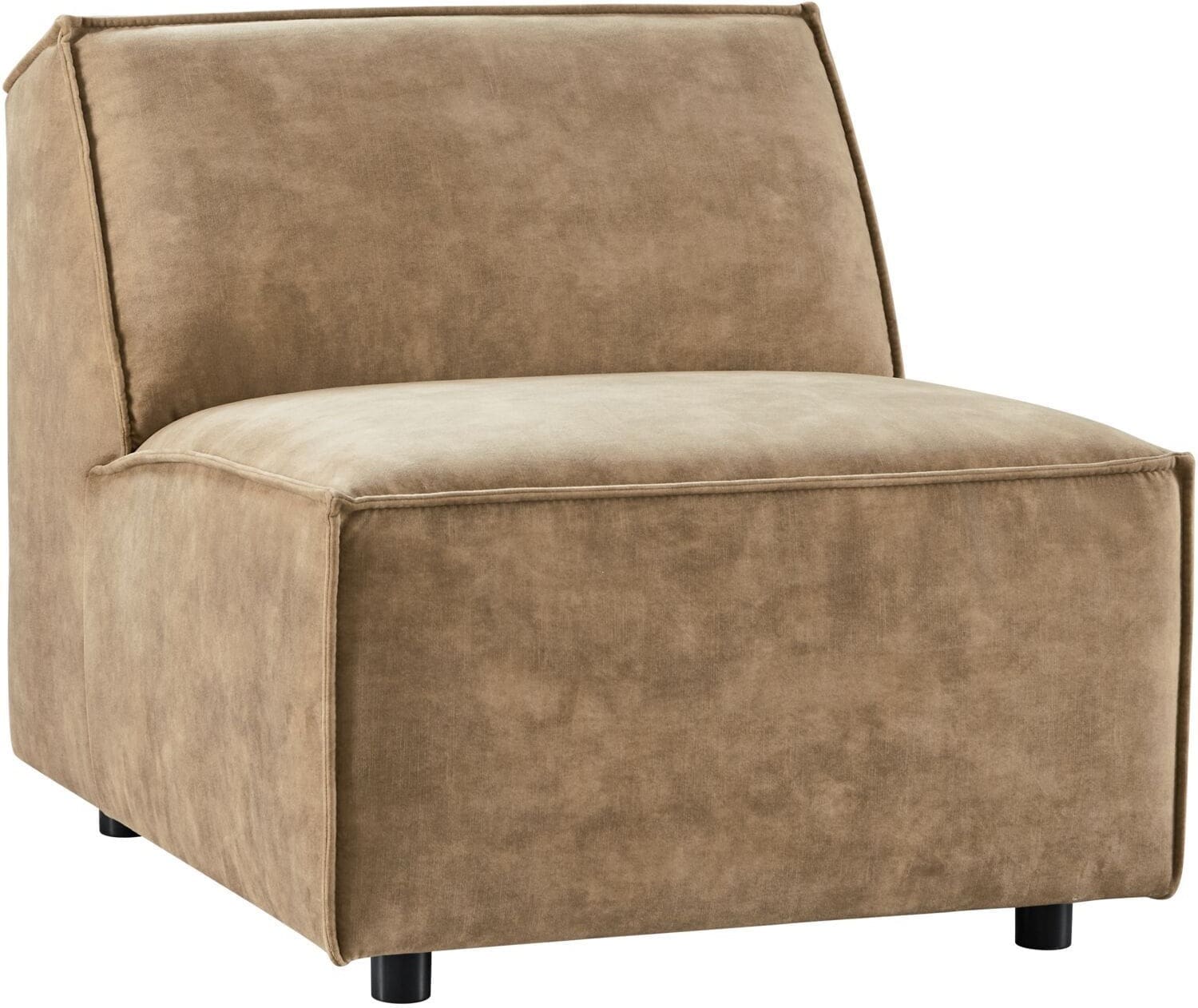 Pronto Wonen 1 zits Baricci lichtbruin basic comfort Bruin Fauteuil