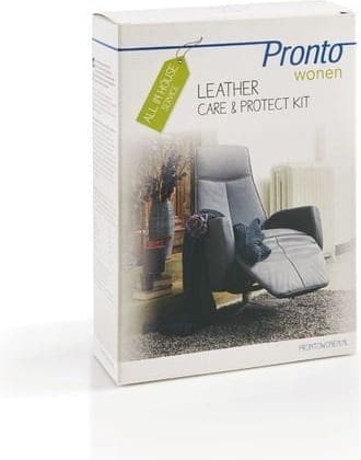 Pronto Wonen All in House Service 1 zits (leder) elektr. relaxfunctie Groen Onderhoudsmiddel