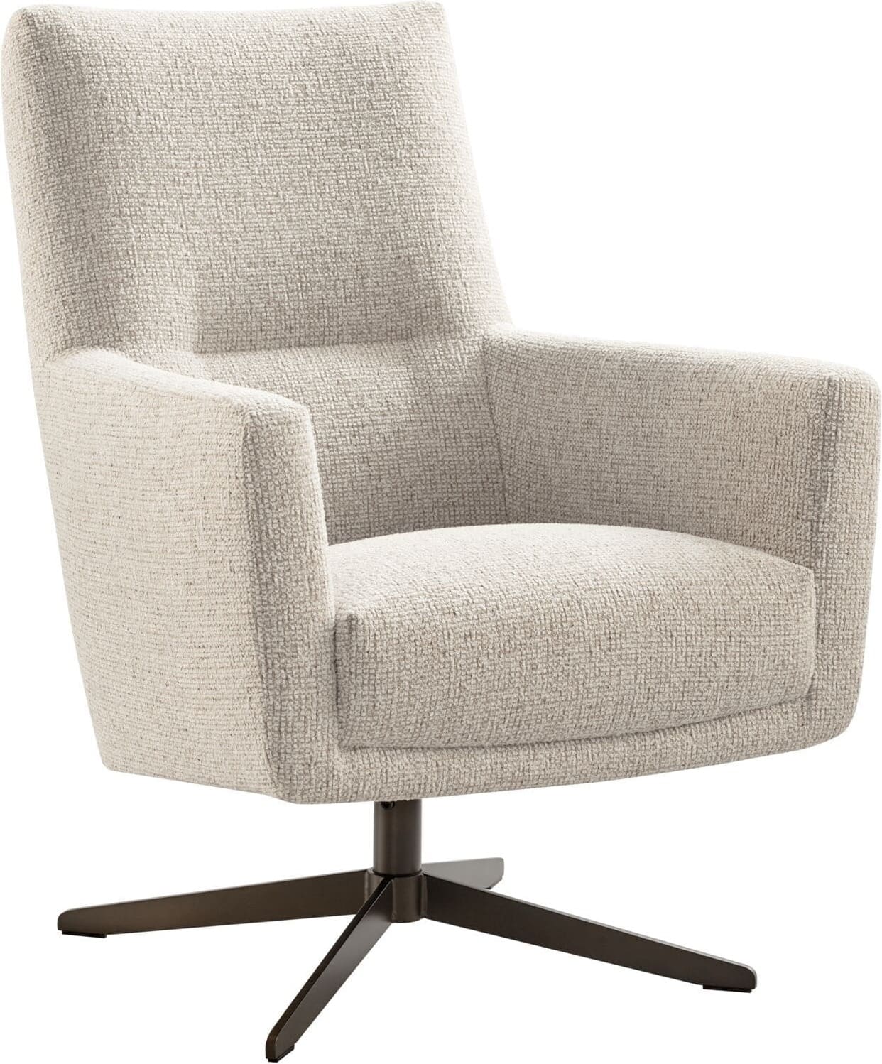 Pronto Wonen Draaifauteuil Morini naturel supreme comfort Naturel Draaifauteuil