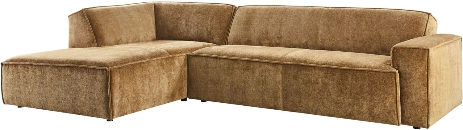 Pronto Wonen Elementenbank links Baricci teddy bruin excellent comfort Bruin Bank