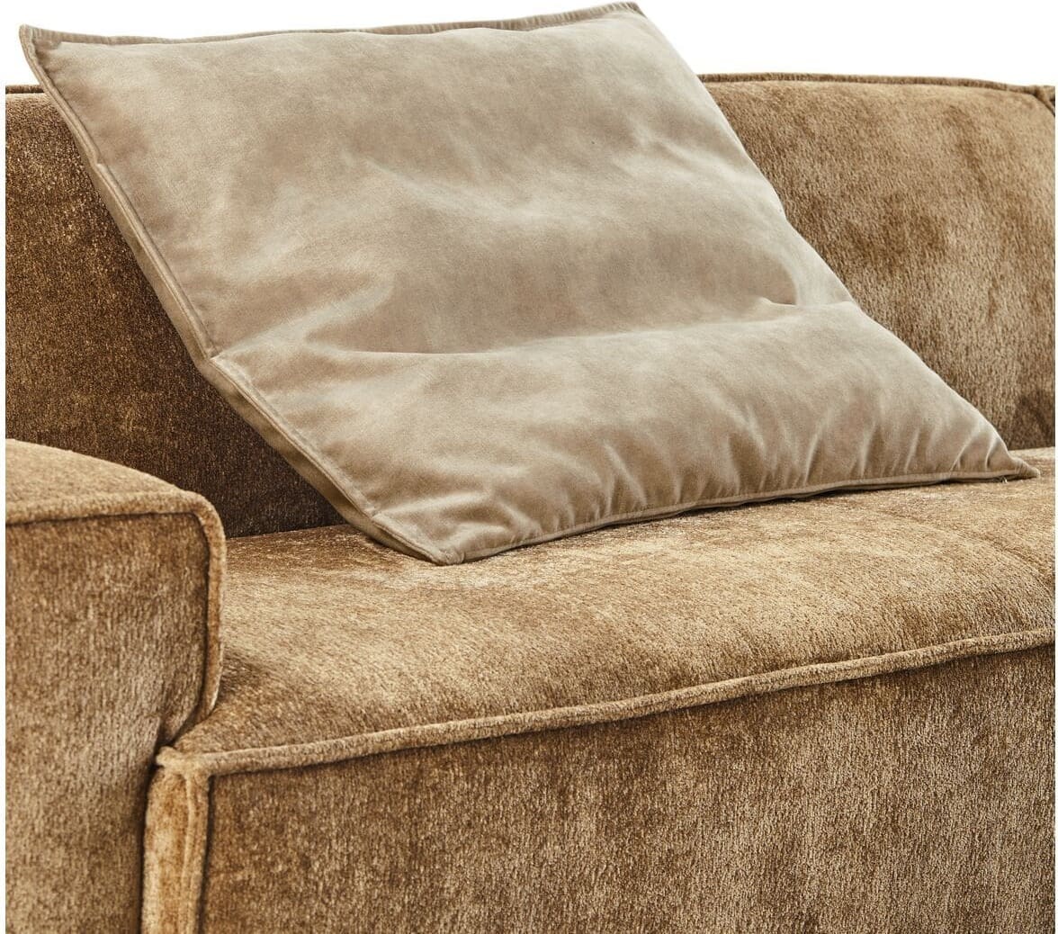 Pronto Wonen Elementenbank links Baricci teddy bruin excellent comfort Bruin Bank