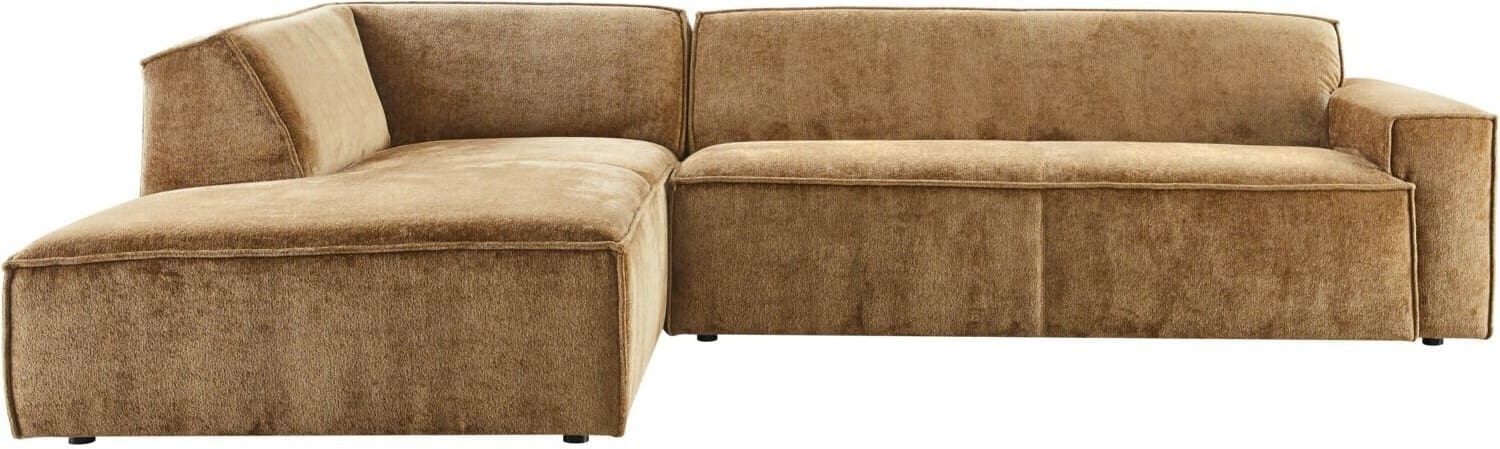 Pronto Wonen Elementenbank links Baricci teddy bruin excellent comfort Bruin Bank