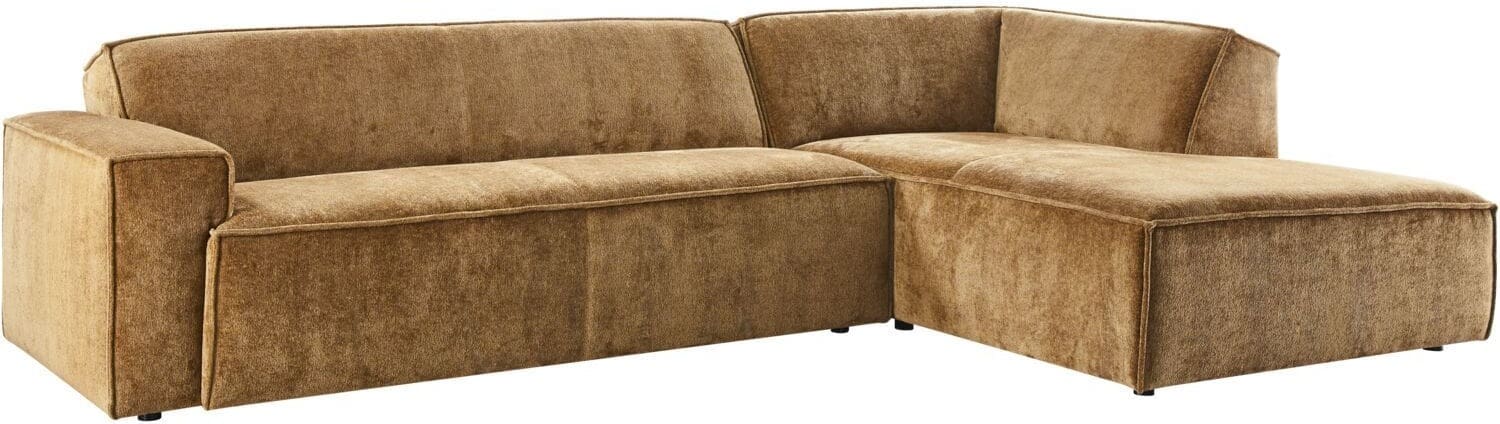 Pronto Wonen Elementenbank rechts Baricci teddy bruin excellent comfort Bruin Bank
